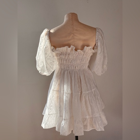 Buddy Love White Ruffle Dress - Picture 3 of 7
